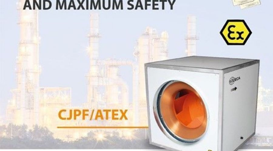 РІШЕННЯ "SODECA" ЗІ ЗБІЛЬШЕНОЮ ВИТРАТОЮ ПОВІТРЯ (ATEX)